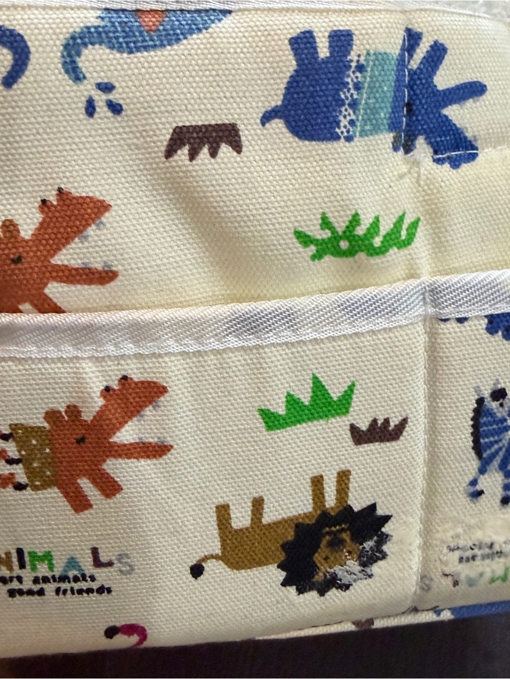 Billion Boxes Brand Animal Themed Canvas Diaper Caddy - Picture 2 of 7